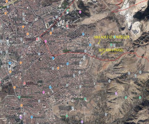 Çorum Merkez Satılık 1/2 Hisseli Muhtelif Arsa