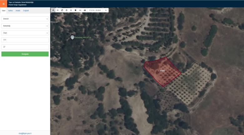 Denizli Babadağ 2.520 M2 Bağ — foto 7