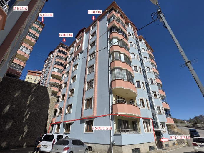 Gümüşhane Merkez 150m2 3+1 Apartman Dairesi — foto 2