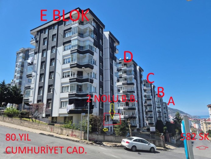 Ordu Altınordu 73m2 1+1 Apartman Dairesi — foto 2