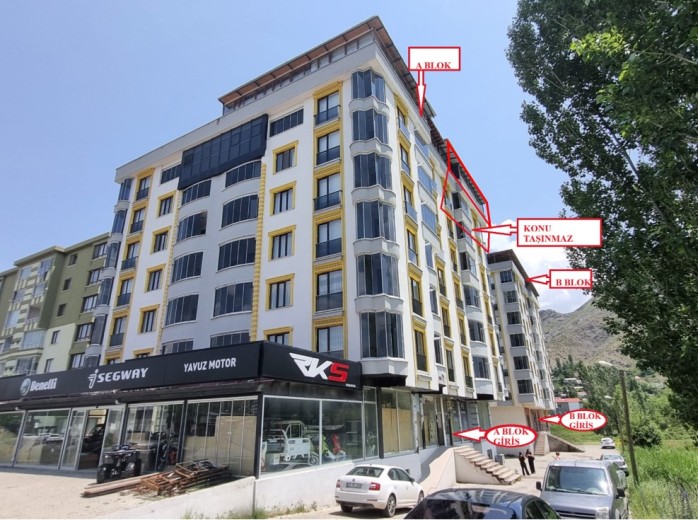 Erzurum Oltu 190 M2 4+1 Mesken
