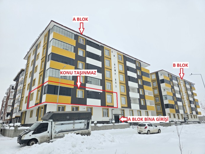Ağrı Merkez 156.00 M2 3+1 Apartman Dairesi
