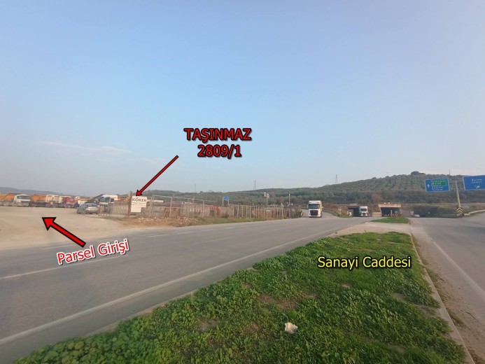 Bursa Gemlik  9059m2 Muhtelif Arsa