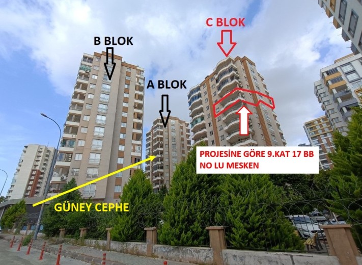 Adana Seyhan 165 M2 3+1 Apartman Dairesi