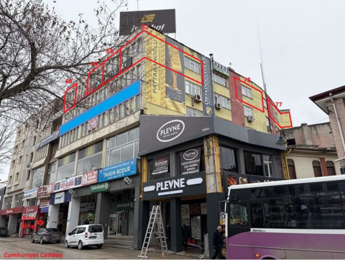 Kastamonu Merkez 58.00 M2 1+1 Ofis